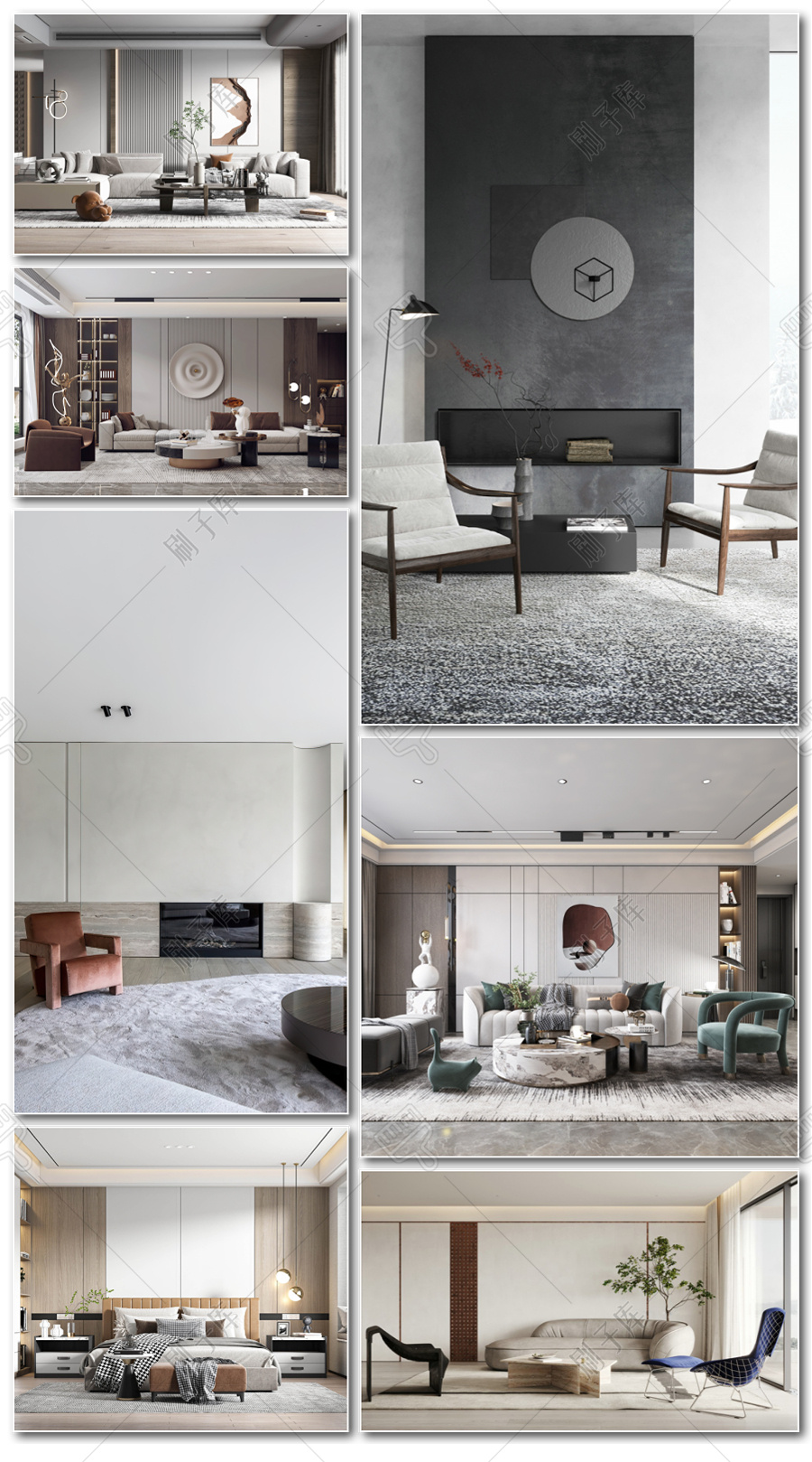 图片[3]-网红背景墙造型设计参考意向合集-刷子库