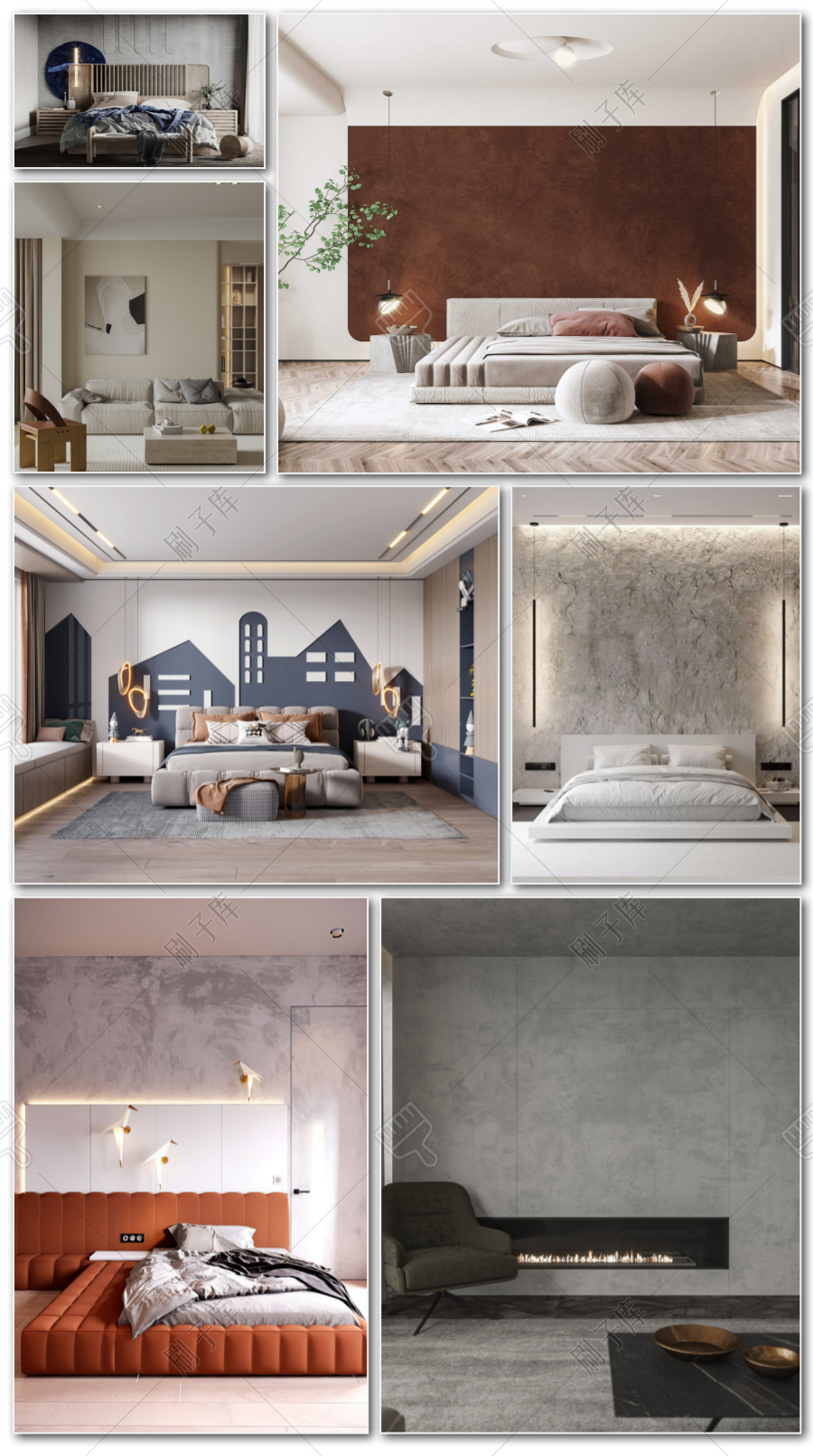 图片[13]-网红背景墙造型设计参考意向合集-刷子库