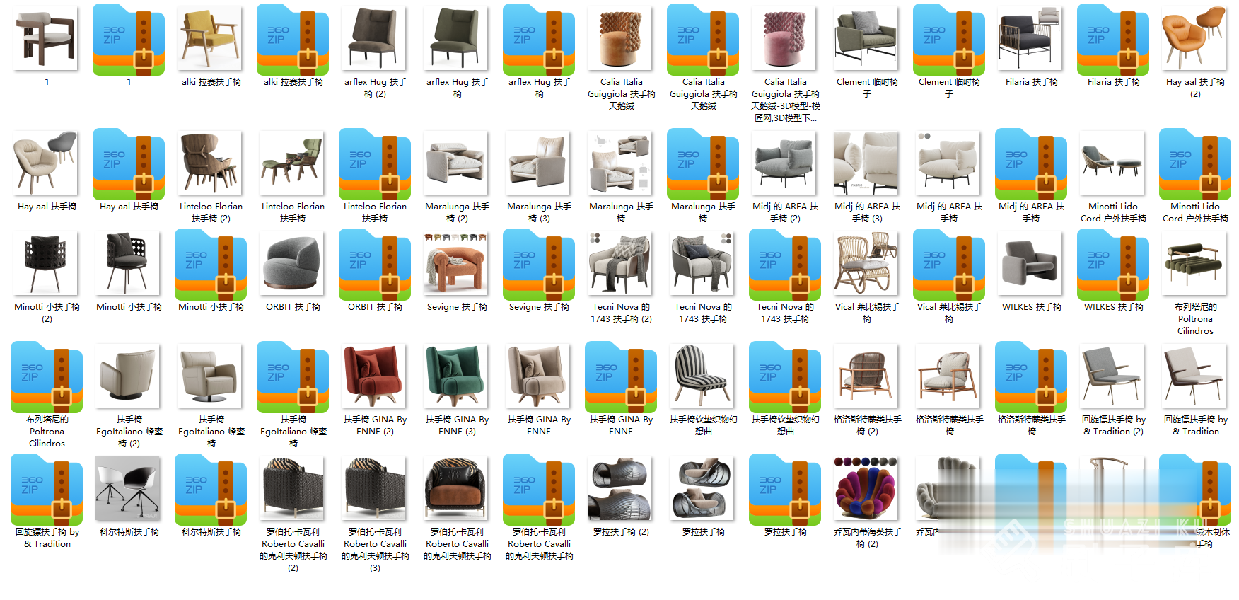 图片[5]-精品3Dmax室内模型丨10种分类丨11GB-刷子库