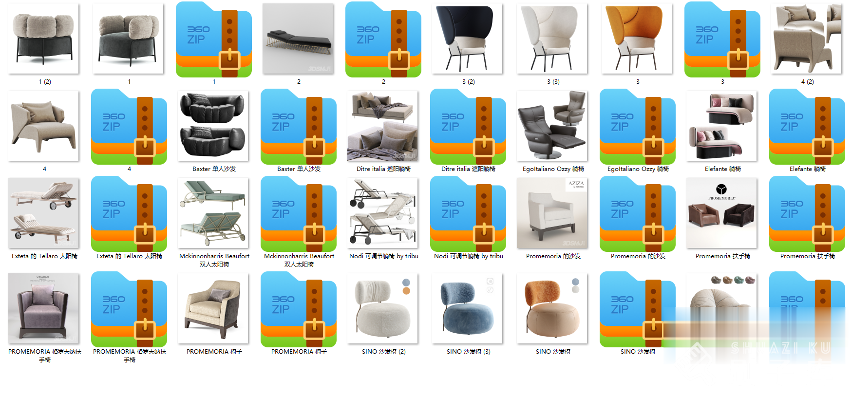 图片[7]-精品3Dmax室内模型丨10种分类丨11GB-刷子库