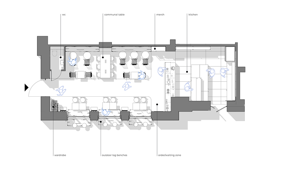 图片[5]-【设计师必备】87张咖啡厅平面图-刷子库