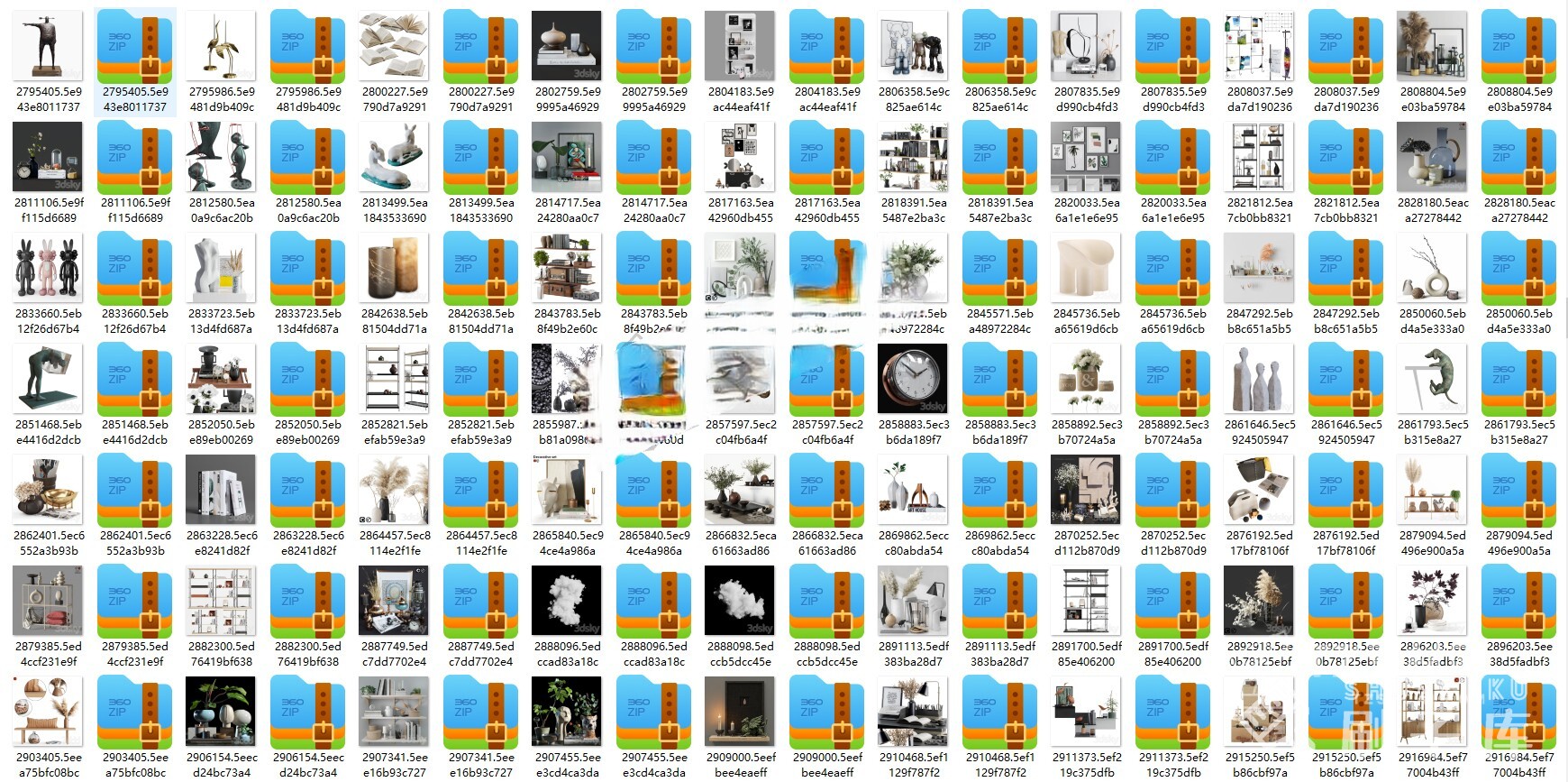 图片[3]-3DSKY — 高精3DMAX模型-装饰摆件-572套-刷子库