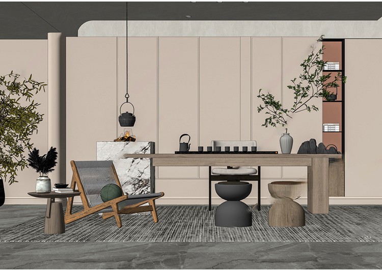 图片[19]-侘寂风格草图大师SU模型素材320套-刷子库