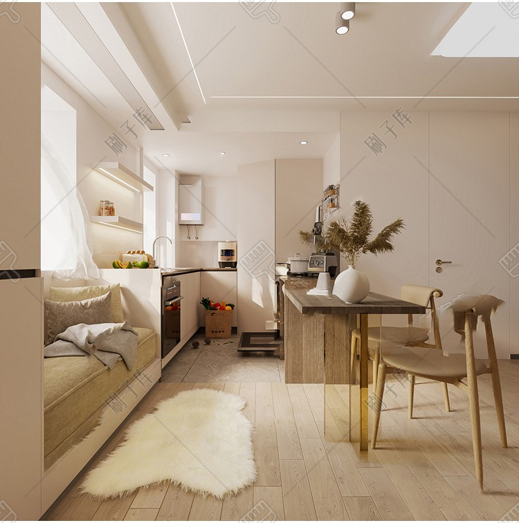 图片[33]-奶油风3dmax场景3d模型库65套-刷子库