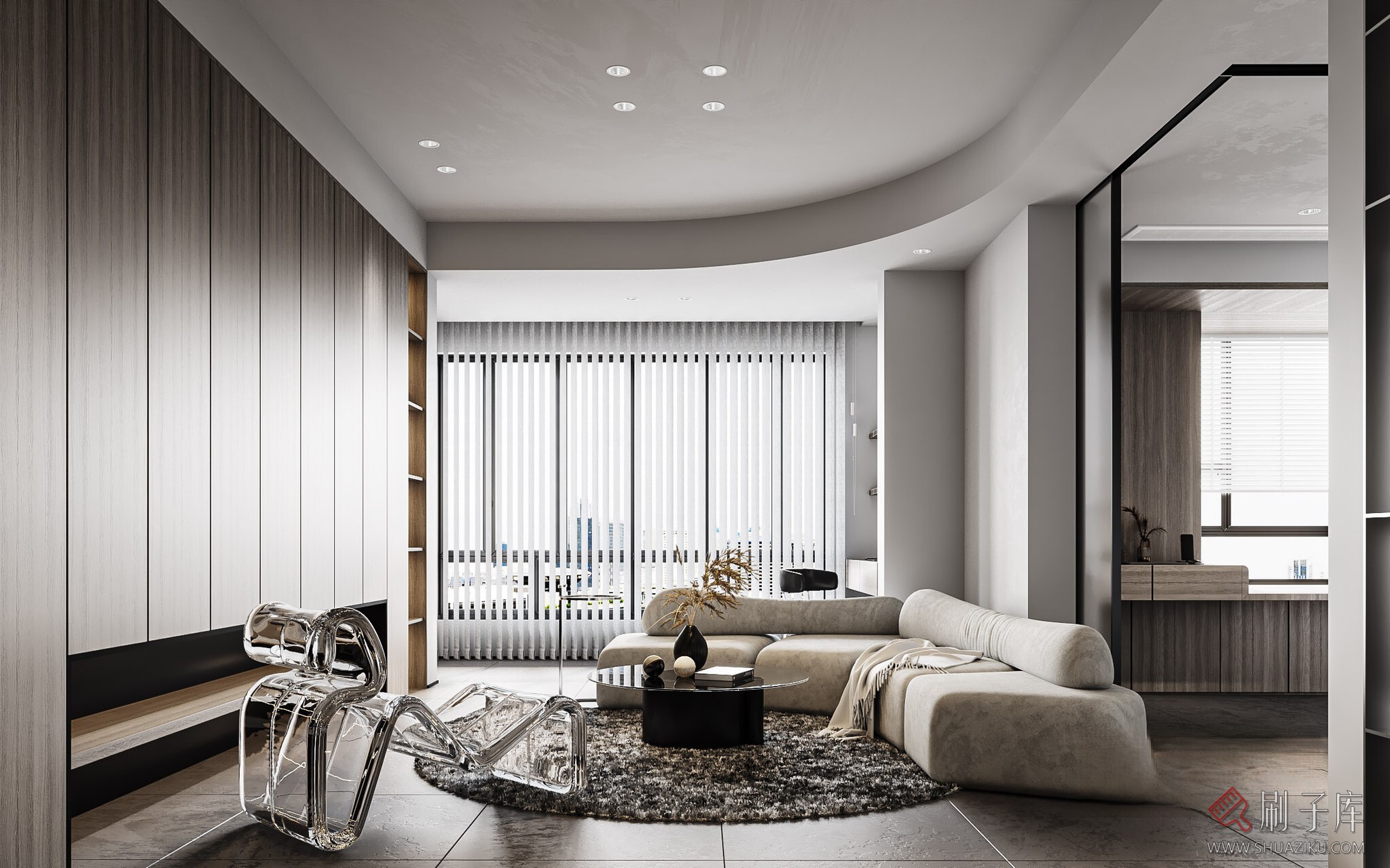 现代客餐厅-刷子库