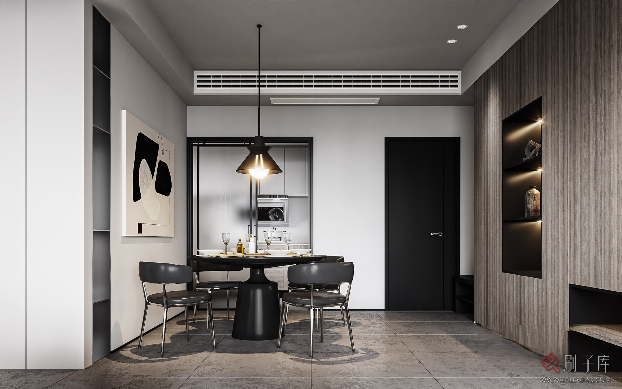 图片[3]-现代客餐厅-刷子库