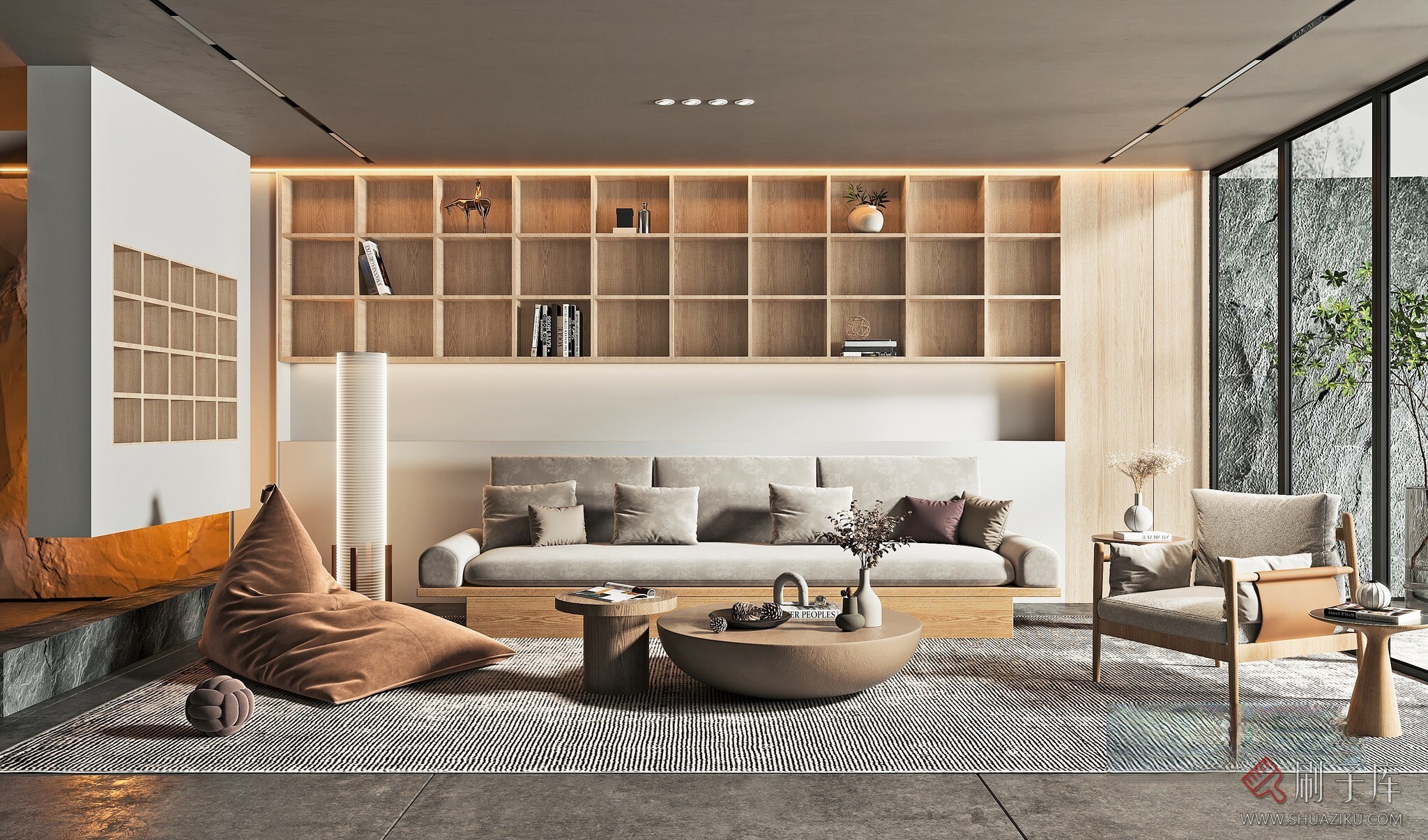 北欧客厅-刷子库