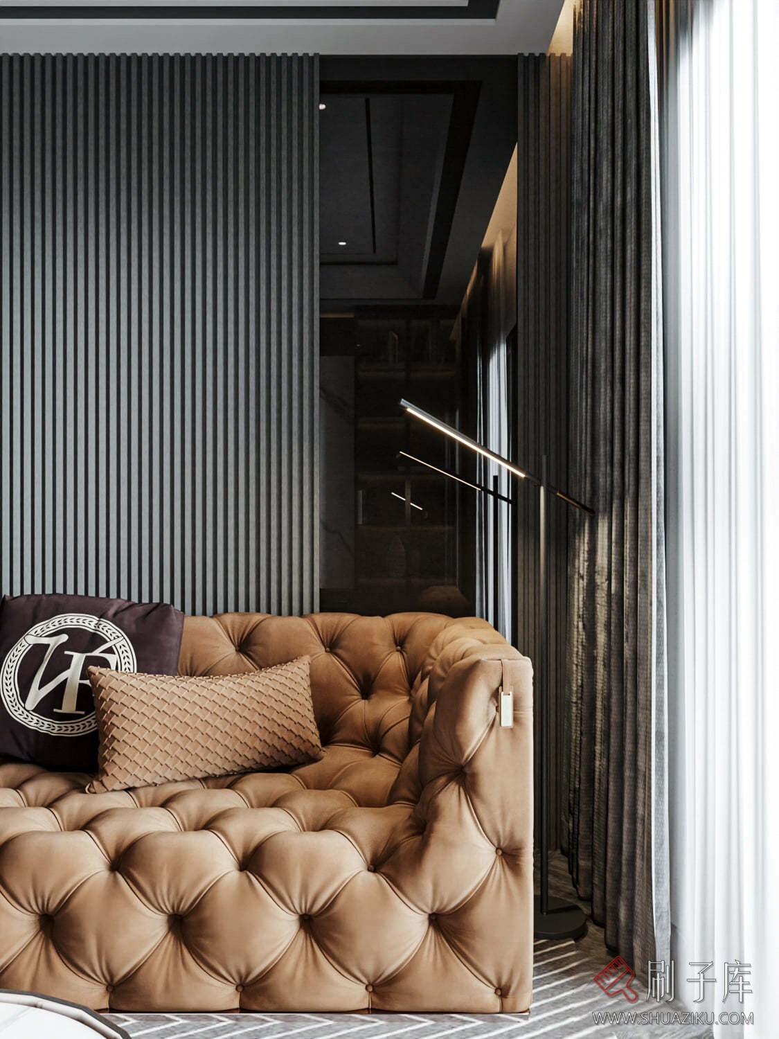 图片[1]-客厅空间3Dmax模型-刷子库