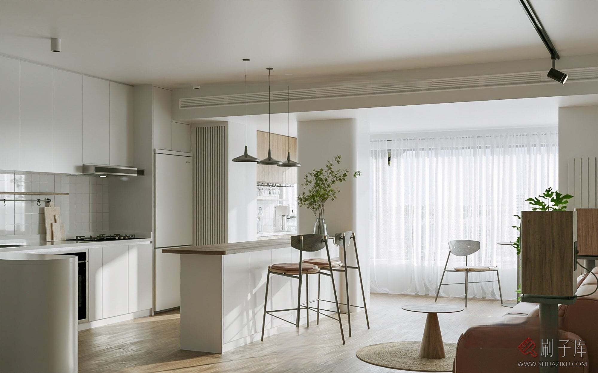 图片[1]-国外客餐厅写实场景-刷子库