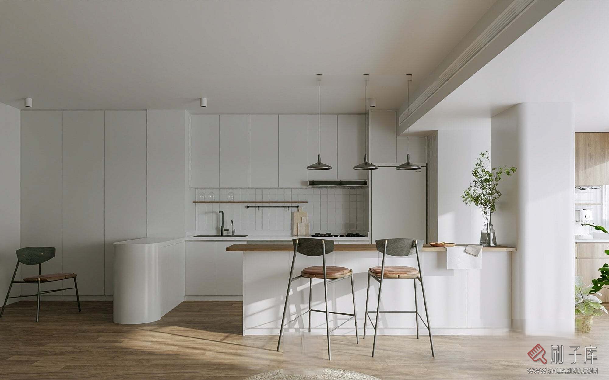 图片[3]-国外客餐厅写实场景-刷子库