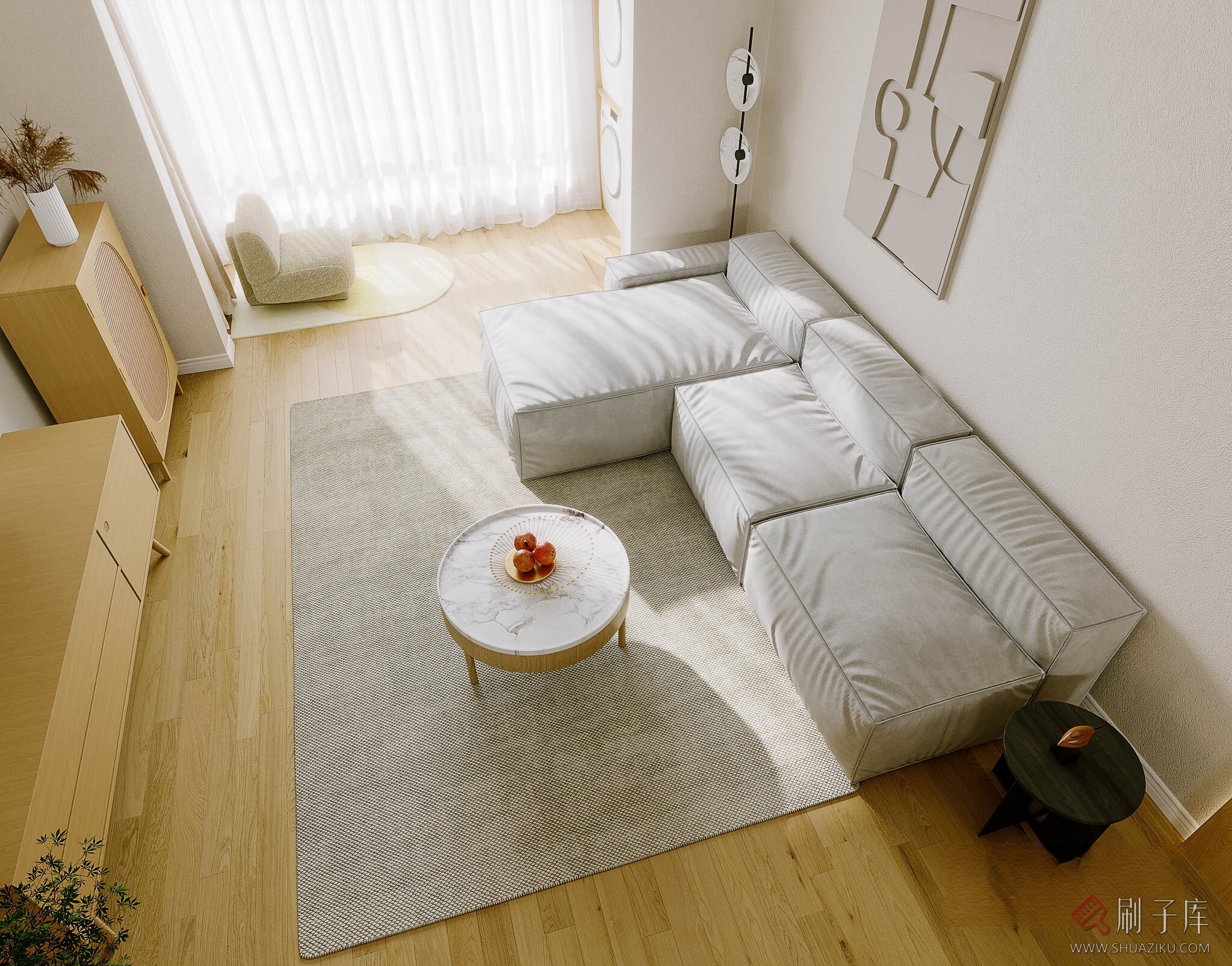 图片[1]-现代原木北欧风-刷子库