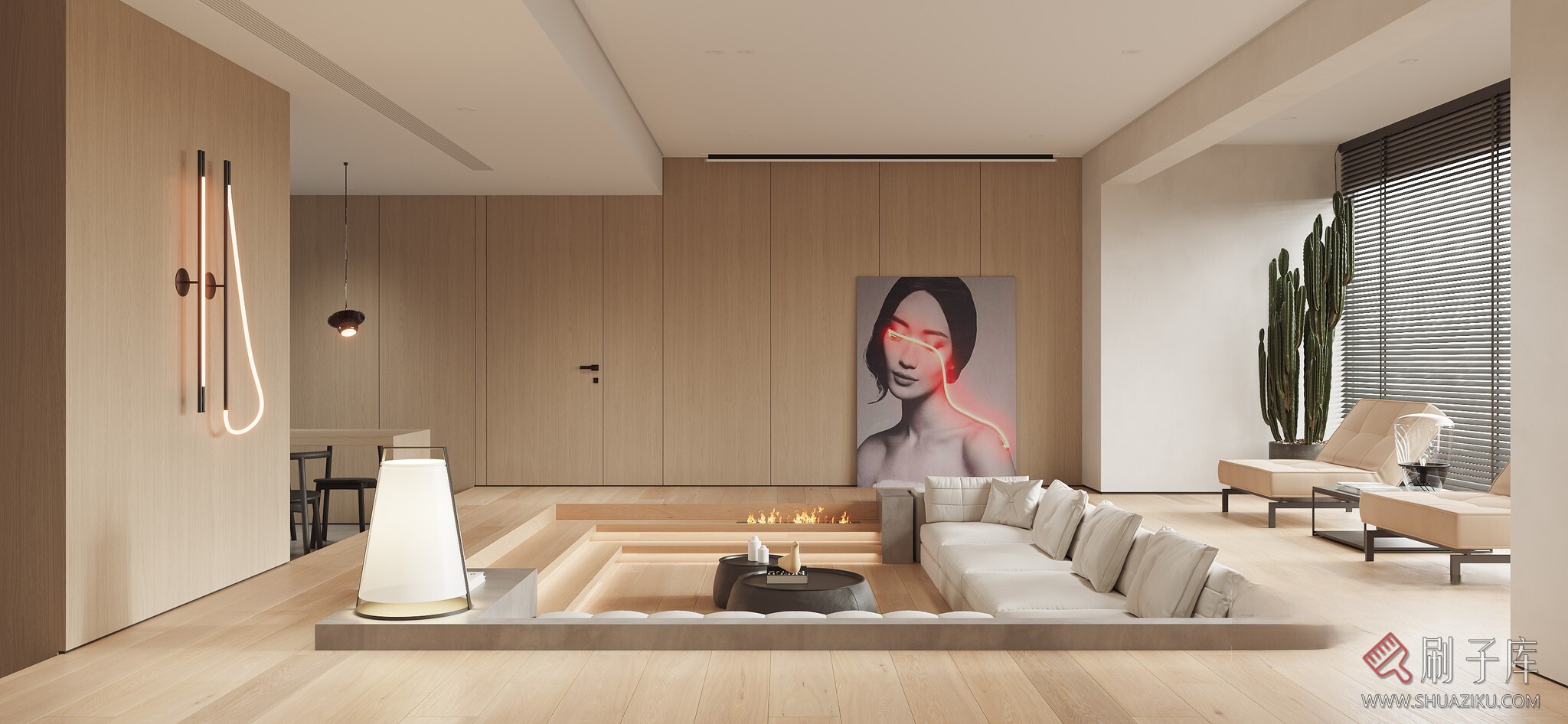 CR模型餐厅和卧室-刷子库