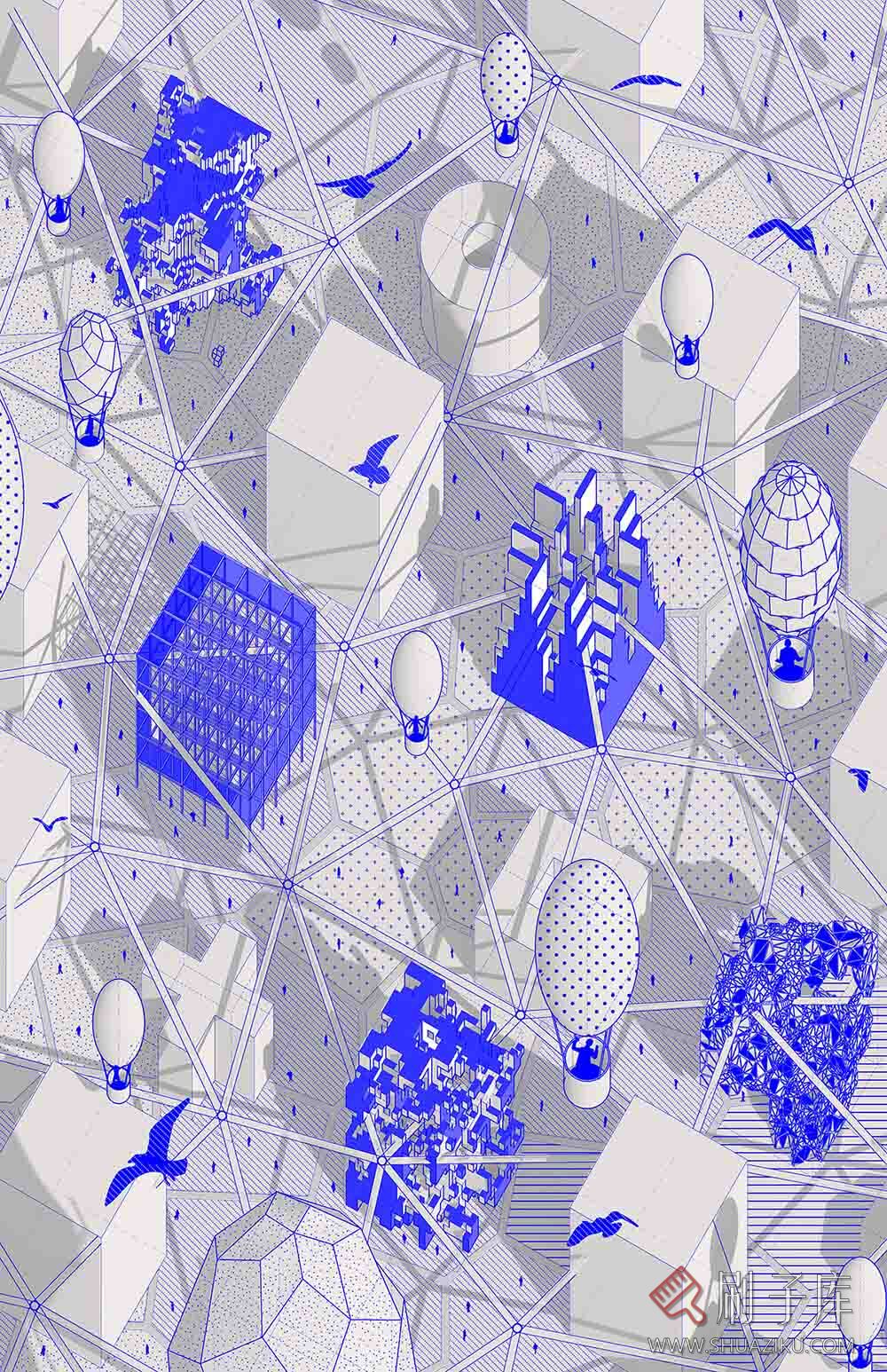 【设计师必备】140张室内剖面、立面创意分析图-8