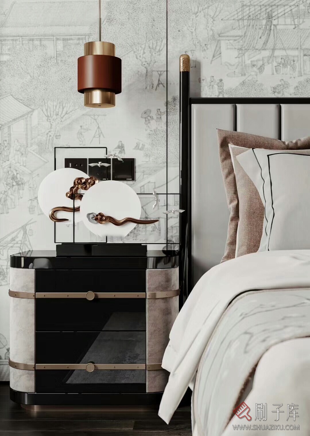 图片[7]-新中式案例、效果图参考 130套-刷子库