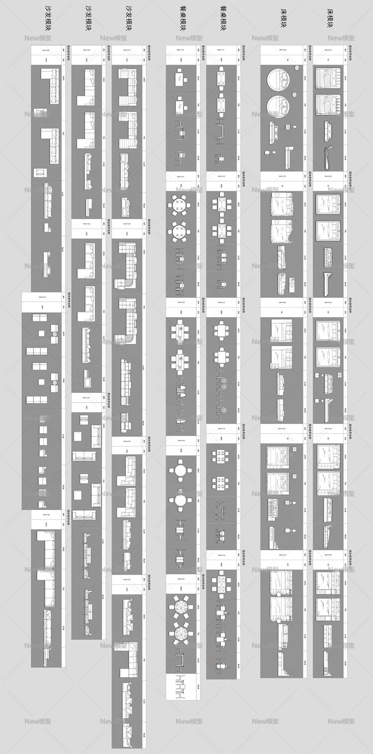 图片[4]-cad动态图块模块模型cad图库素材家具景观园林室内设计节点素材图-刷子库