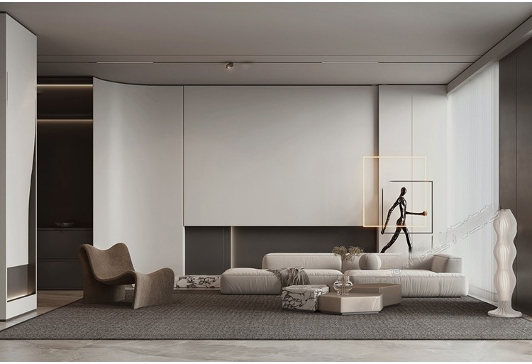 图片[5]-室内家装su模型家具别墅新中式现代客厅卧室sketchup草图大师素材-刷子库