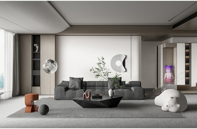 图片[12]-室内家装su模型家具别墅新中式现代客厅卧室sketchup草图大师素材-刷子库