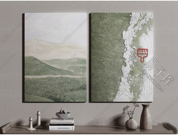 图片[10]-草图大师SU装饰画壁画挂画模型库-刷子库