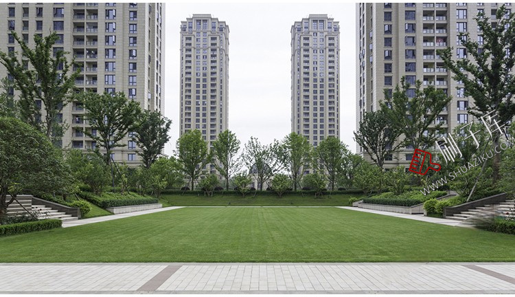 图片[13]-城市建筑小区别墅窗外窗景外景vr户外3d高清3dmax材质贴图su素材-刷子库