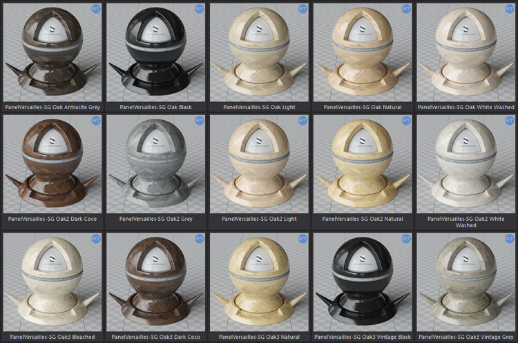 2022年3dmax材质球vray预设高清VR参数室内设计CR材质贴图库素材-3