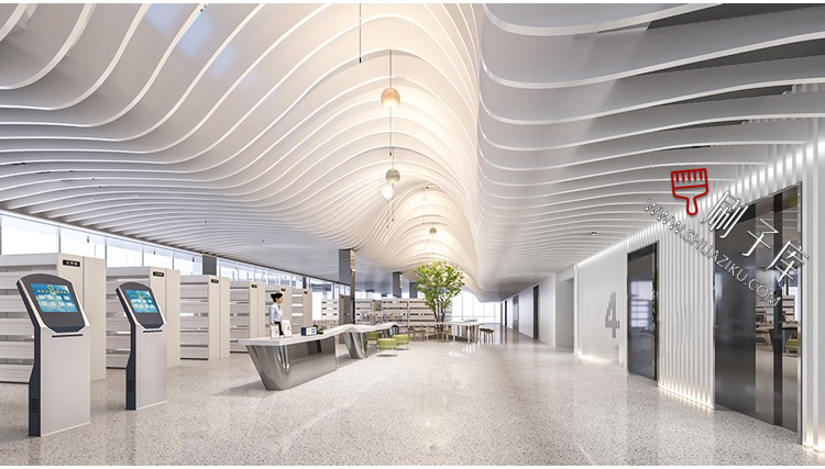 图片[46]-书吧SU模型工业风书咖图书馆室内设计草图大师书店CAD施工图素材-刷子库