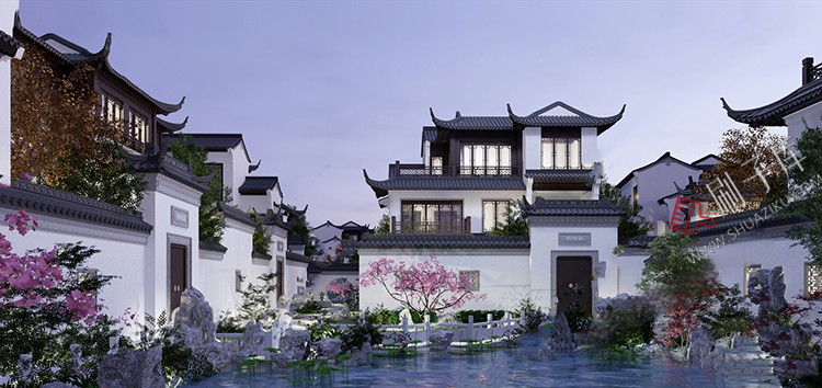 图片[22]-独栋别墅建筑SU模型CAD施工图配套度假村外观民宿自建房草图大师-刷子库