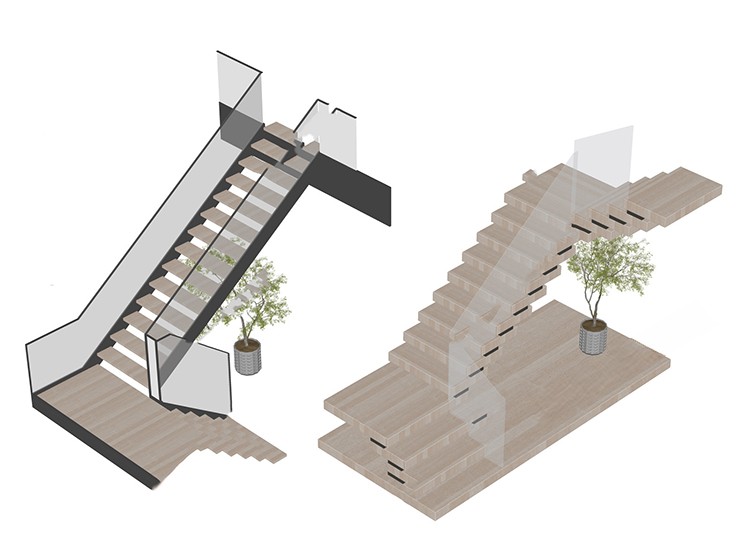 图片[2]-旋转楼梯SU模型库室内铁艺楼梯中式欧式现代螺旋扶梯扶手草图大师-刷子库