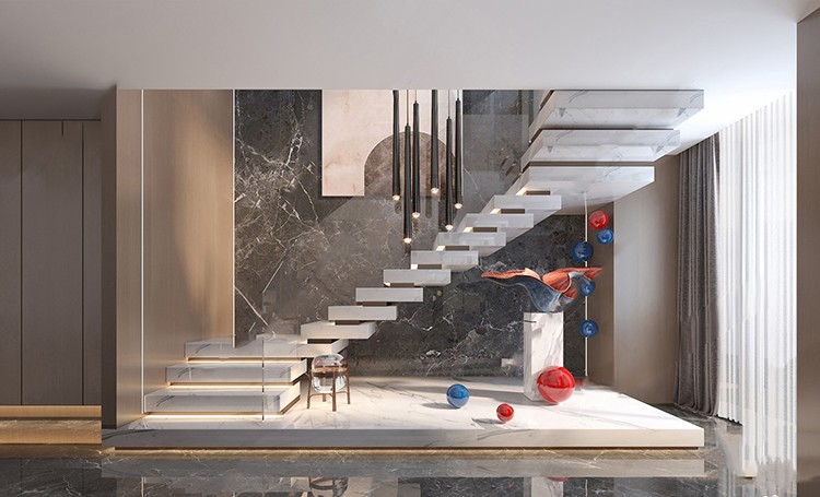 图片[12]-旋转楼梯SU模型库室内铁艺楼梯中式欧式现代螺旋扶梯扶手草图大师-刷子库