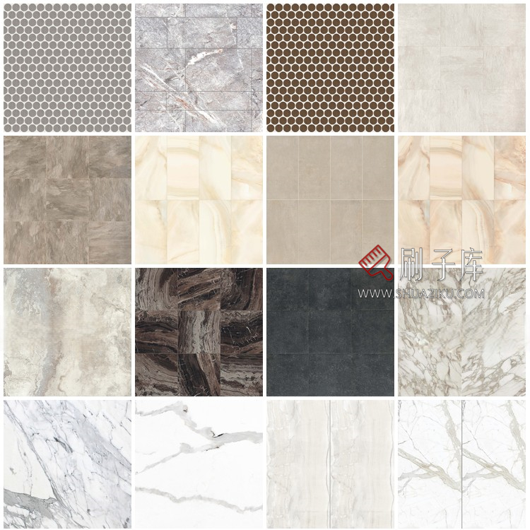 图片[8]-室内高清材质贴图石材瓷砖大理石地面铺装地砖设计3DMAX素材-刷子库