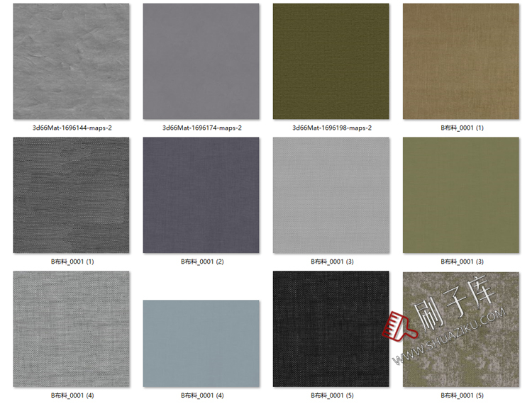 图片[16]-高清布纹布料墙布粗布棉布亚麻布现代北欧JPG无缝贴图素材库-刷子库