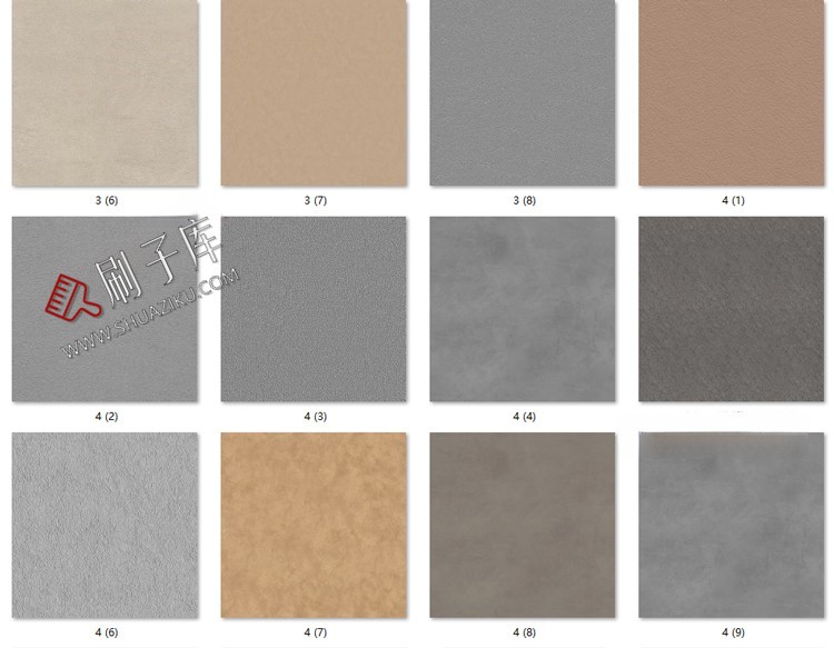 图片[4]-高清现代皮纹皮革纹理棕色皮质白色浅色花纹无缝JPG贴图素材-刷子库