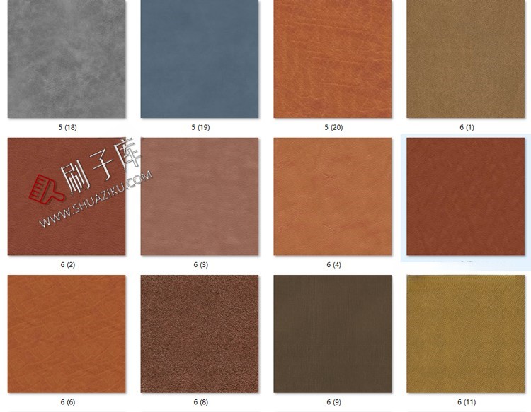 图片[7]-高清现代皮纹皮革纹理棕色皮质白色浅色花纹无缝JPG贴图素材-刷子库