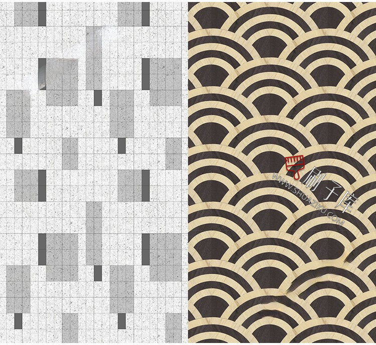 图片[10]-景观铺装材质贴图SU建筑室外广场墙面地面PS石材花岗岩高清3D素材-刷子库