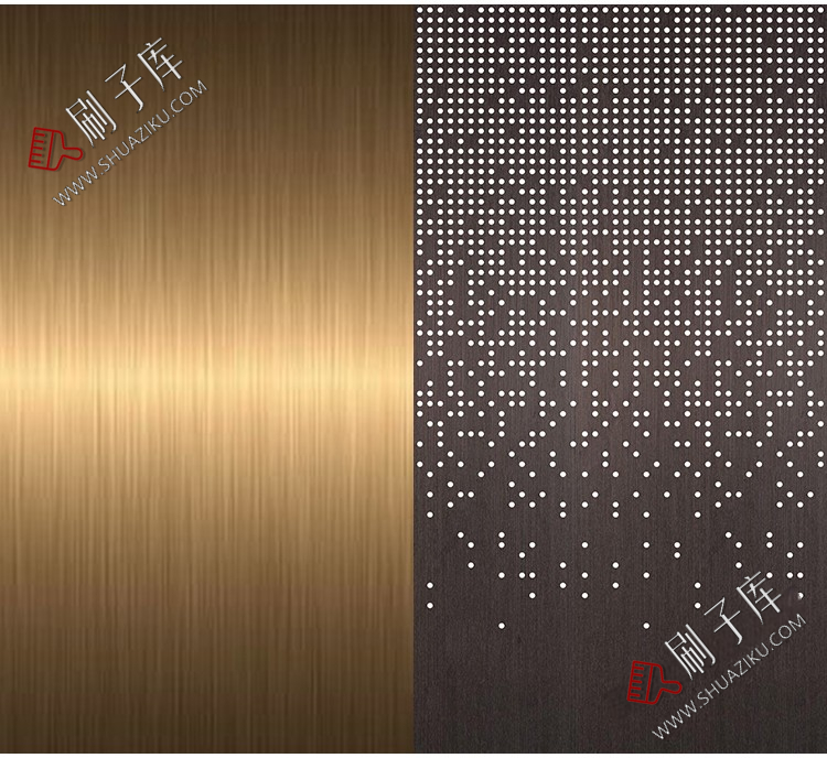 图片[3]-金属冲孔铝板铁锈水波纹不锈钢钢板3dmax高清su贴图3d材质素材库-刷子库