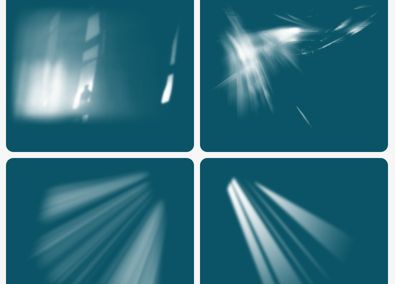 光影PS笔刷 光线光束画笔特效插件 阳光效果后期效果图合成素材-23