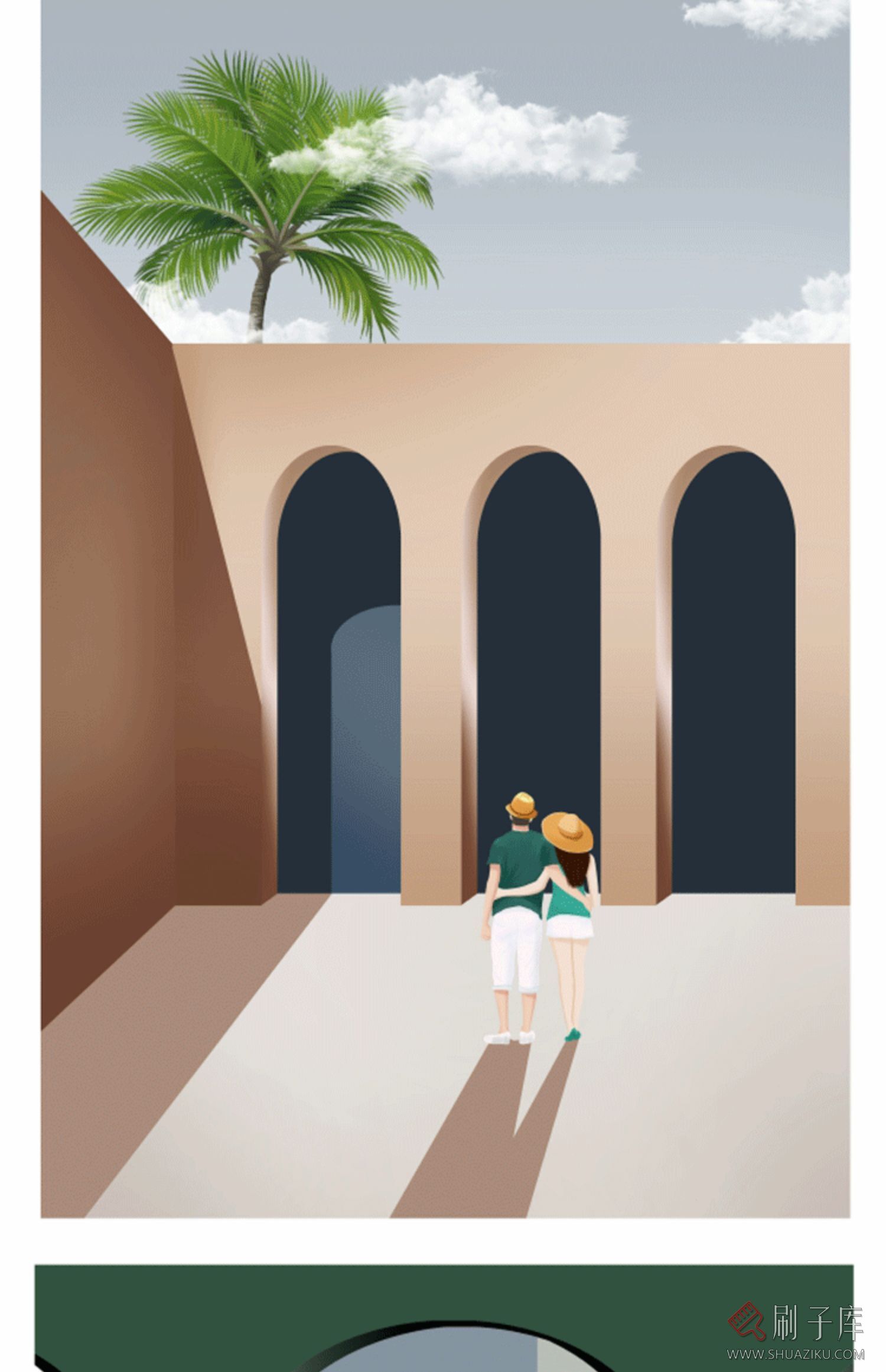 3DMAX挂画贴图 莫兰迪色调挂画贴图合集素材 现代挂画贴图素材-26