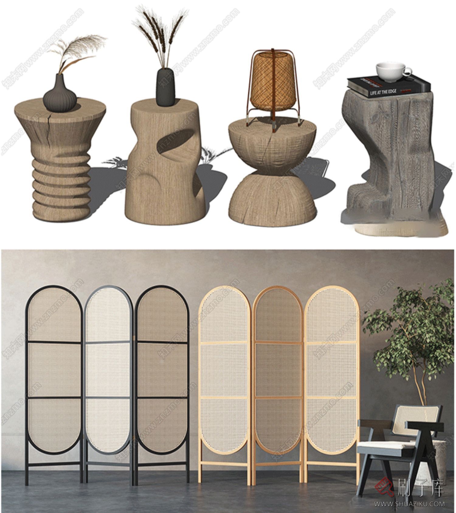 su室内设计家装单体模型库 灯具沙发柜子床桌椅 家具室内设计素材-16