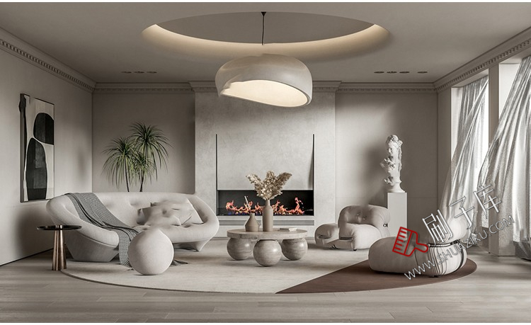 图片[29]-侘寂风格草图大师现代极简家装室内设计客厅卧室SU模型素材-刷子库