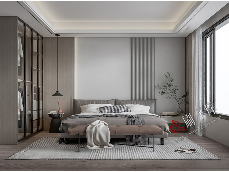 图片[12]-现代简约轻奢风格草图大师模型室内设计家装客厅餐厅卧室SU素材库-刷子库