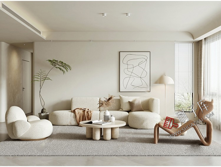 图片[14]-现代简约轻奢风格草图大师模型室内设计家装客厅餐厅卧室SU素材库-刷子库