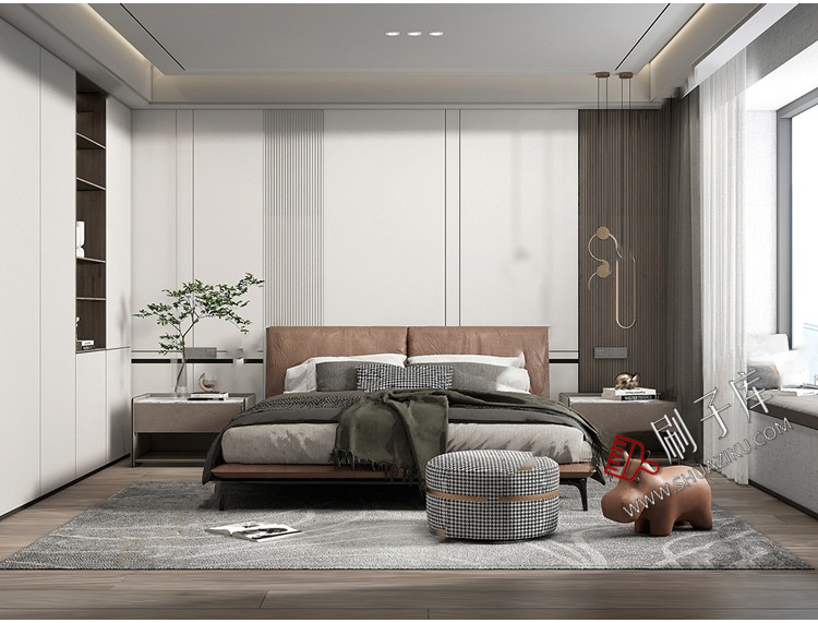 图片[17]-现代简约轻奢风格草图大师模型室内设计家装客厅餐厅卧室SU素材库-刷子库