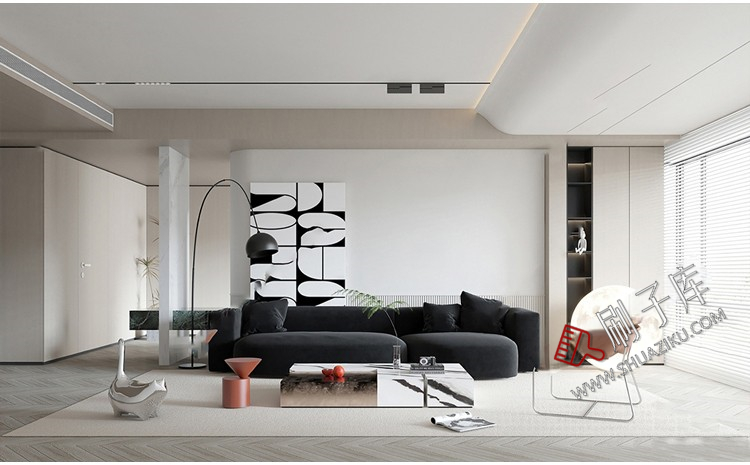 图片[26]-现代简约轻奢风格草图大师模型室内设计家装客厅餐厅卧室SU素材库-刷子库