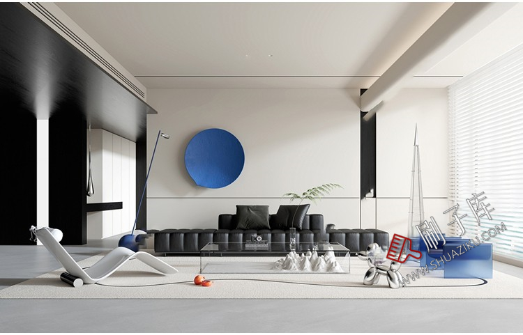 图片[29]-现代简约轻奢风格草图大师模型室内设计家装客厅餐厅卧室SU素材库-刷子库