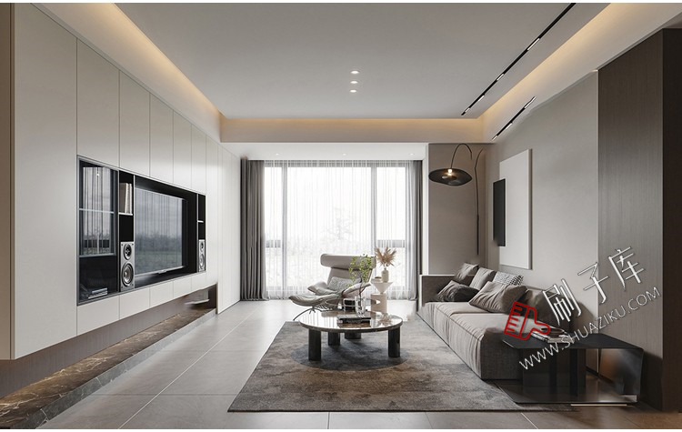 图片[28]-现代简约轻奢风格草图大师模型室内设计家装客厅餐厅卧室SU素材库-刷子库