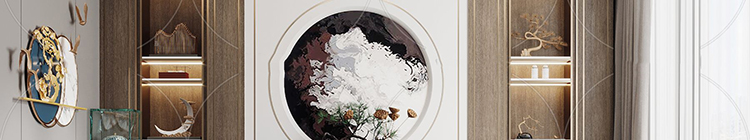 图片[29]-新中式室内3DMAX家装场景设计素材客厅餐厅卧室厨房3d模型库-刷子库