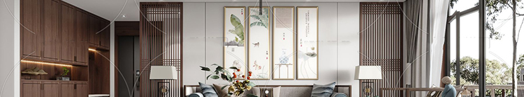 图片[56]-新中式室内3DMAX家装场景设计素材客厅餐厅卧室厨房3d模型库-刷子库