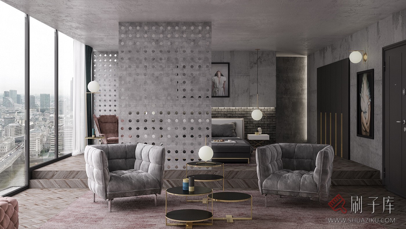 图片[13]-家装工业风参考图合集-刷子库