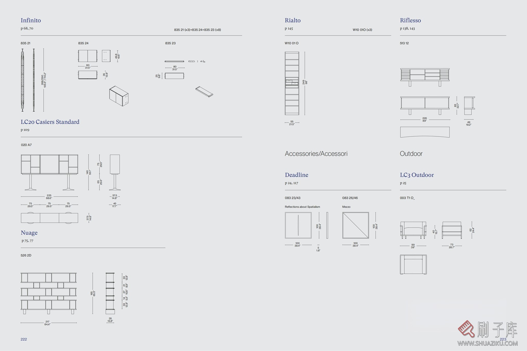 图片[20]-国外家居品牌CASSINA家具CAD图块+PSD分层素材+3D模型-刷子库