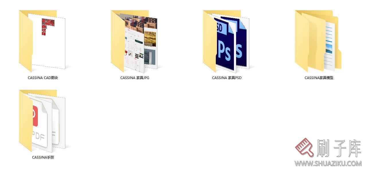 图片[29]-国外家居品牌CASSINA家具CAD图块+PSD分层素材+3D模型-刷子库