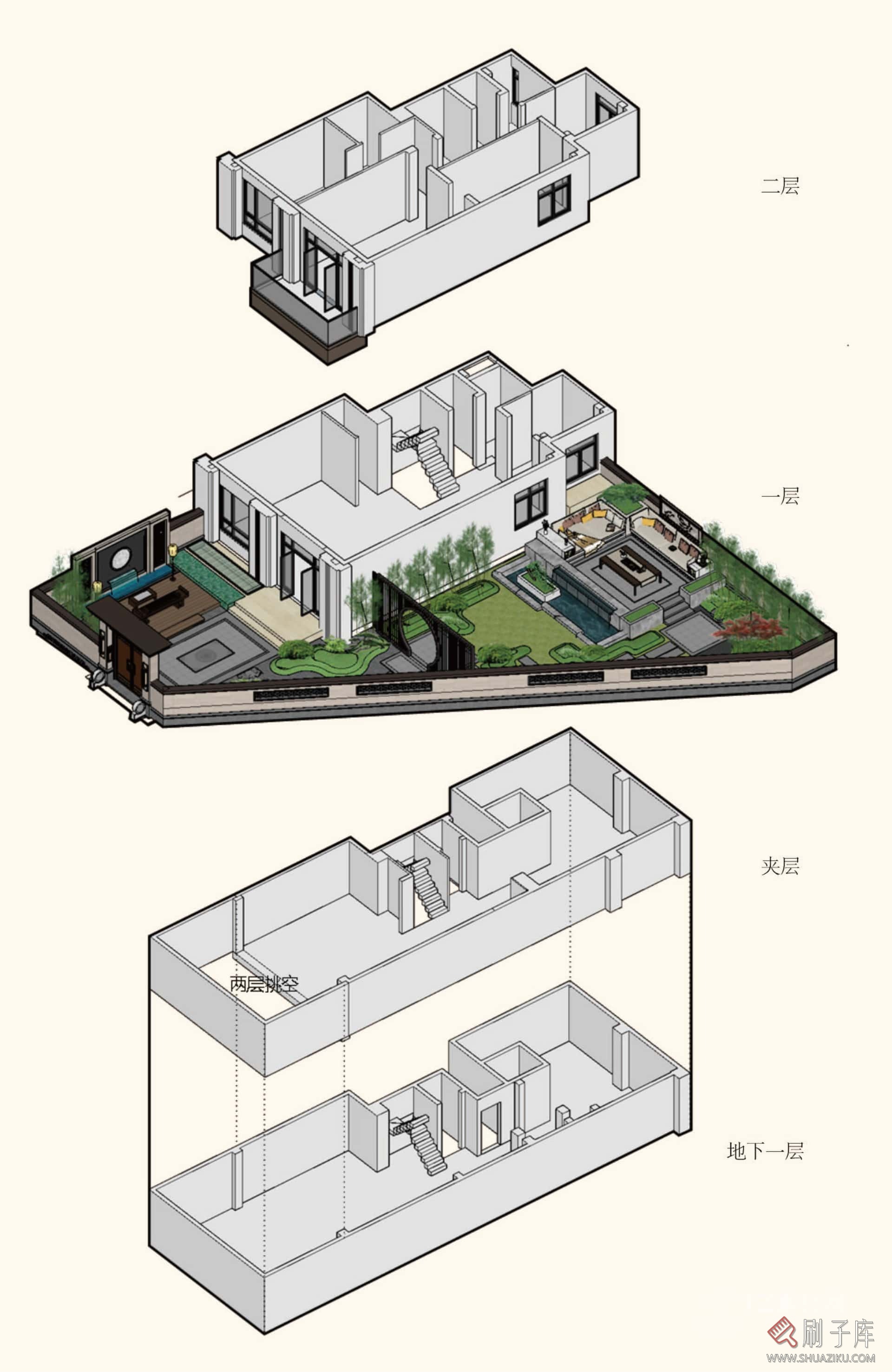 图片[18]-国内外现代风格实景参考图（样板间 公馆 住宅 别墅 等）（990套） 40G-刷子库